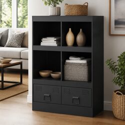 Your New Black Highboard Sideboard for Smart Storage 67x39x95 cm
