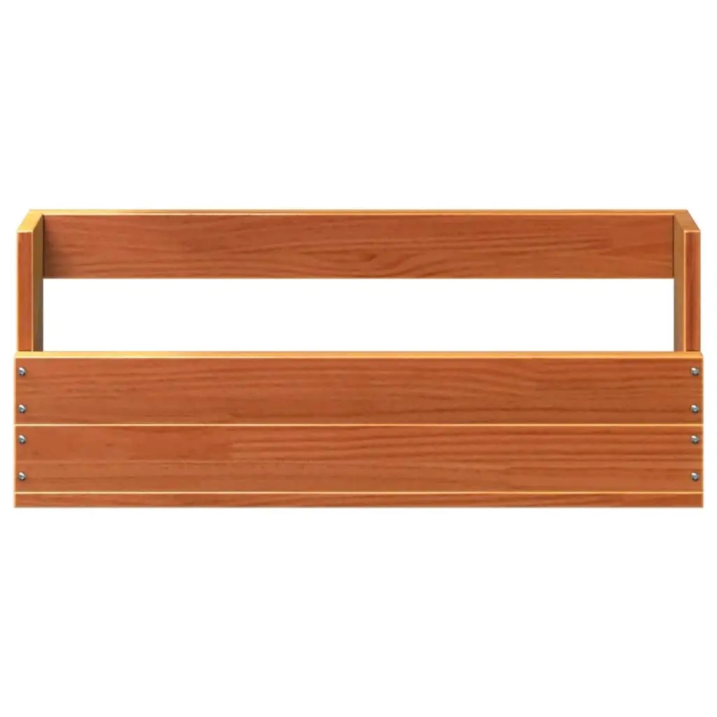 Wall-Mounted Shoe Rack Brown Solid Pine Wood 2 Pieces Space Saving Storage