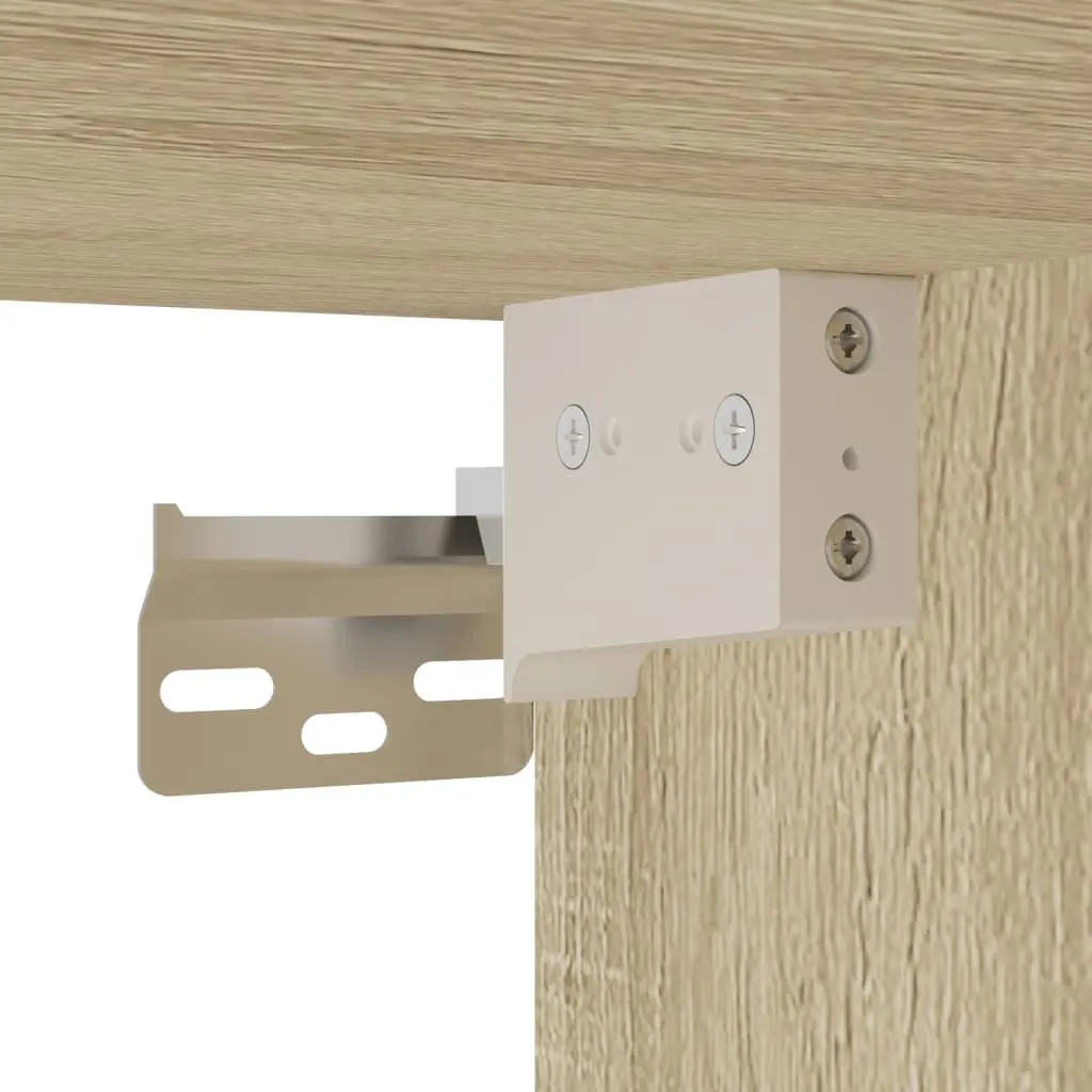 Wall Cabinet Brown 80x42.5x40cm Wall-mounted Storage Engineered Wood