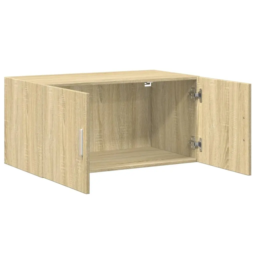 Wall Cabinet Brown 80x42.5x40cm Wall-mounted Storage Engineered Wood