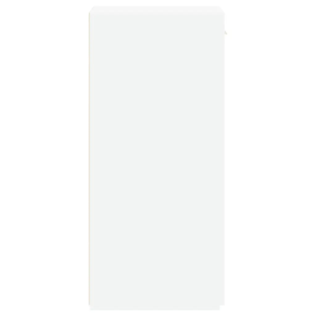Sideboard White Engineered Wood 1 Drawer 1 Door Storage Cabinet Home Furniture