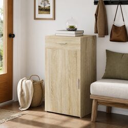 Sideboard Brown 50x42.5x93 cm Storage Cabinet Cupboard Engineered Wood Furniture