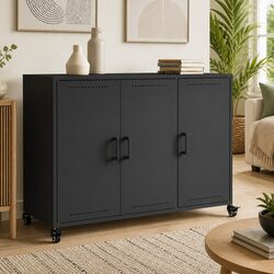 Black Sideboard for Home Organization