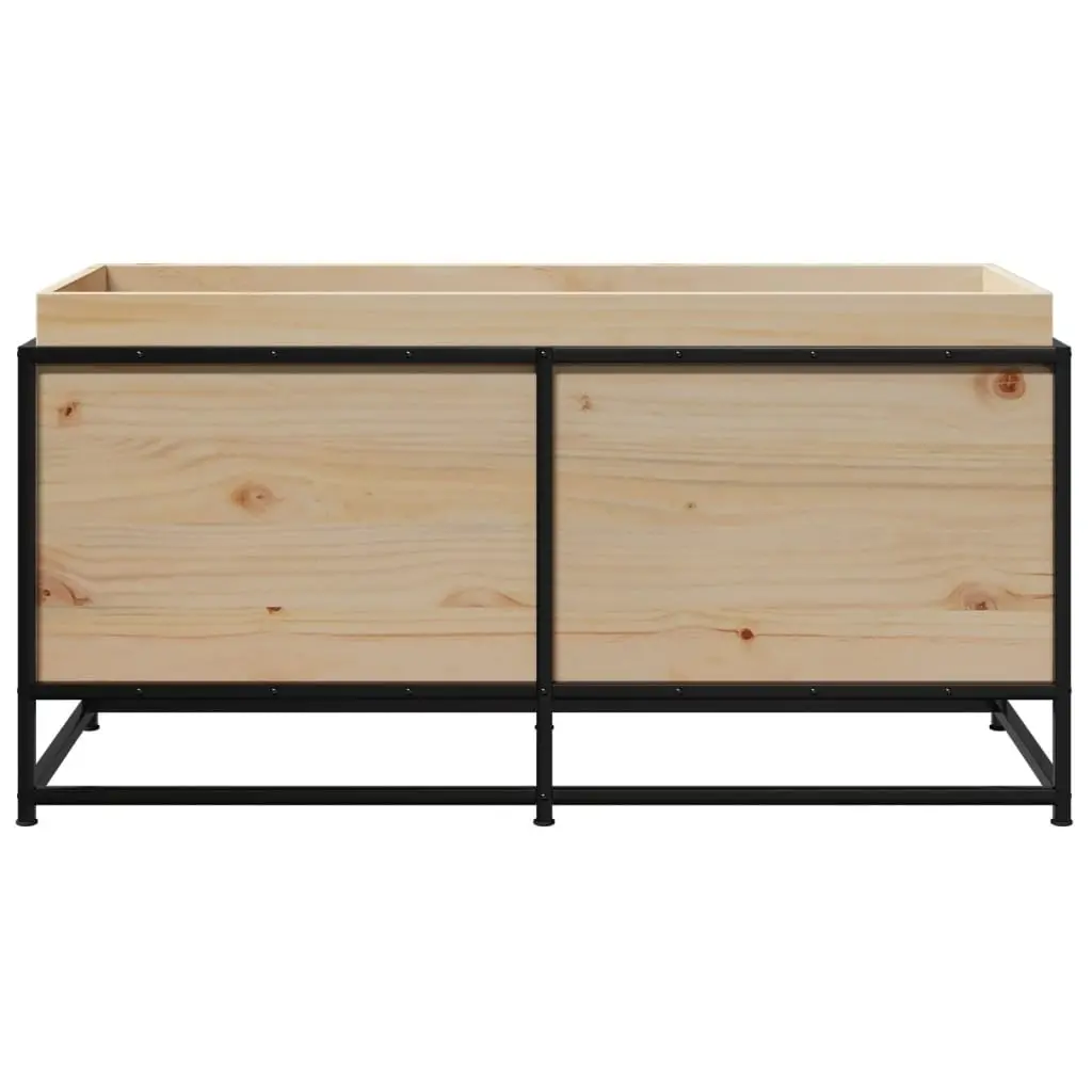 Garden Planter Box Brown Solid Wood Pine Outdoor Patio Decoration
