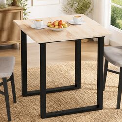Rectangular Wooden Table Top 70x35 cm Solid Pine Wood Dining Replacement Brown