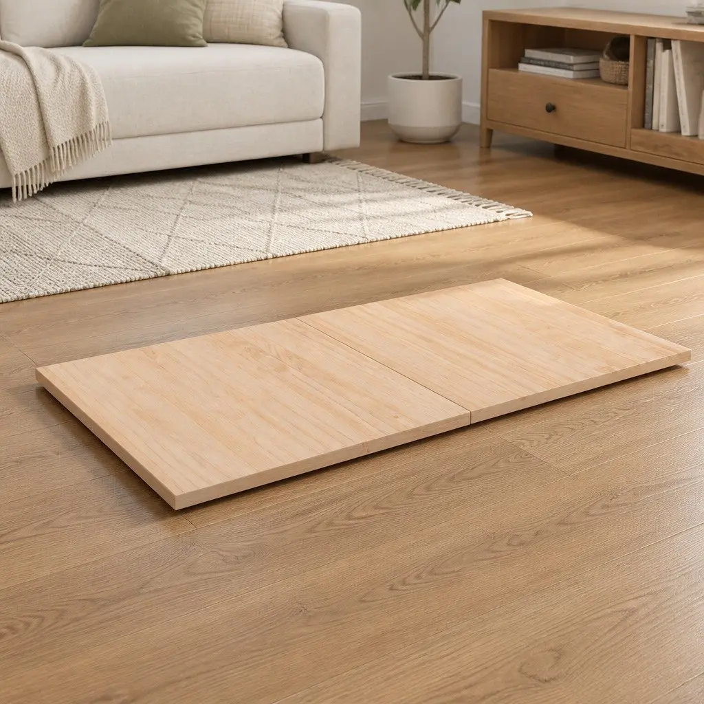 Rectangular Wooden Table Top Brown 80x40cm Solid Pine Wood Replacement Dining Surface