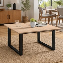 Rectangular Solid Pine Table Top - Brown 90x45x1.7cm