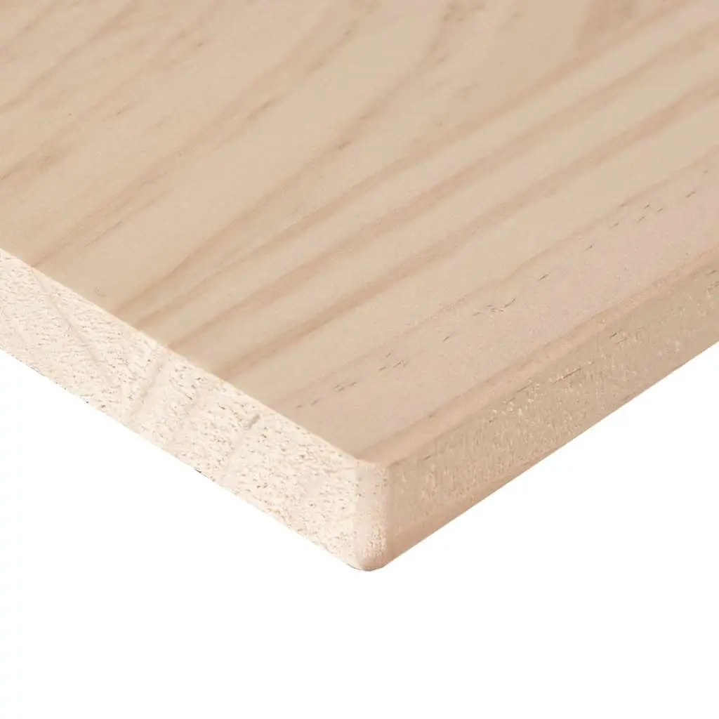 Solid Wood Pine Table Top Brown 90x45x1.7cm Rustic