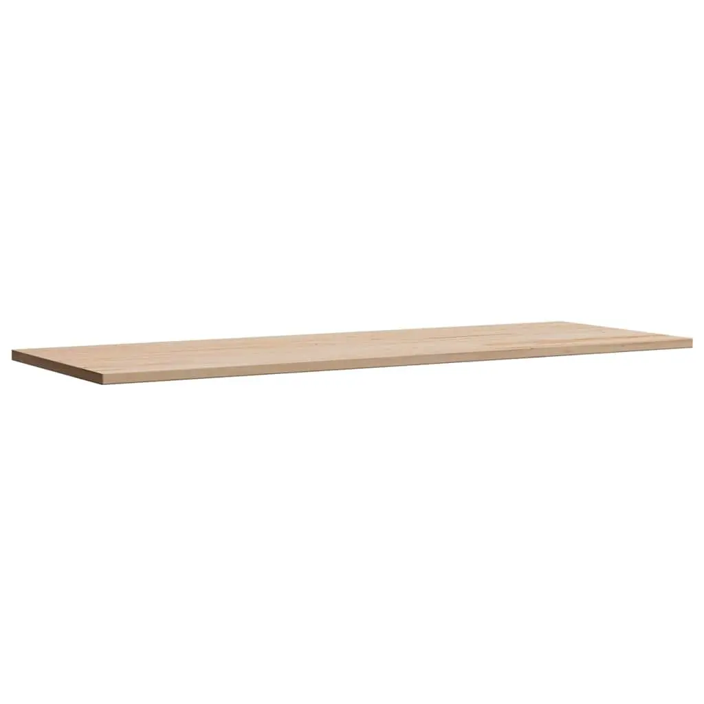 Rectangular Table Top Brown 110x40cm Solid Pine Wood Rustic Replacement