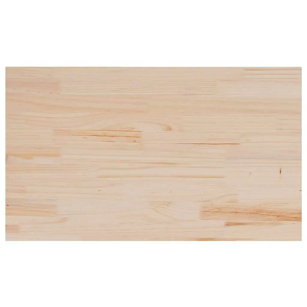 Wooden Table Tops Brown 80x47x1.7 cm Solid Pine 3 Piece Rectangular Dining Kitchen Furniture