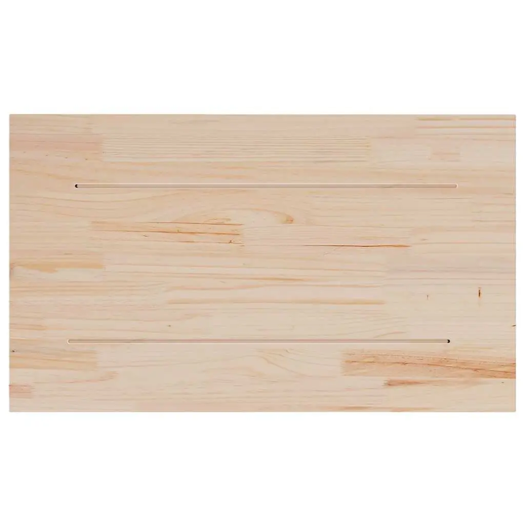 Wooden Table Tops Brown 80x47x1.7 cm Solid Pine 3 Piece Rectangular Dining Kitchen Furniture