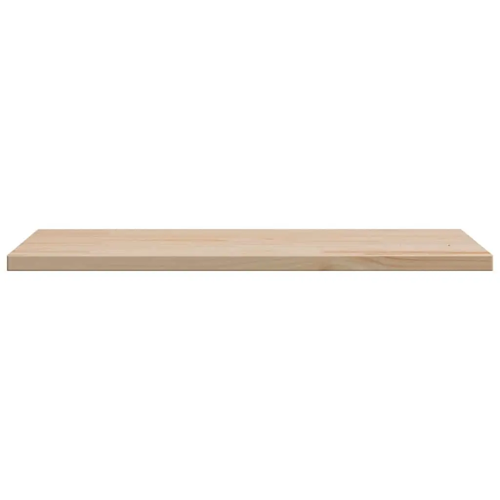 Rectangular Table Tops Brown 80x53cm Solid Pine Wood Replacement Set of 3