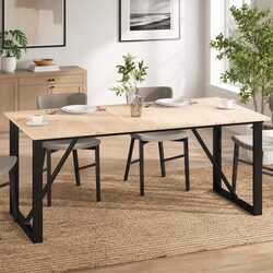 4 pcs Wooden Table Tops 90x45 cm, Rustic Pine