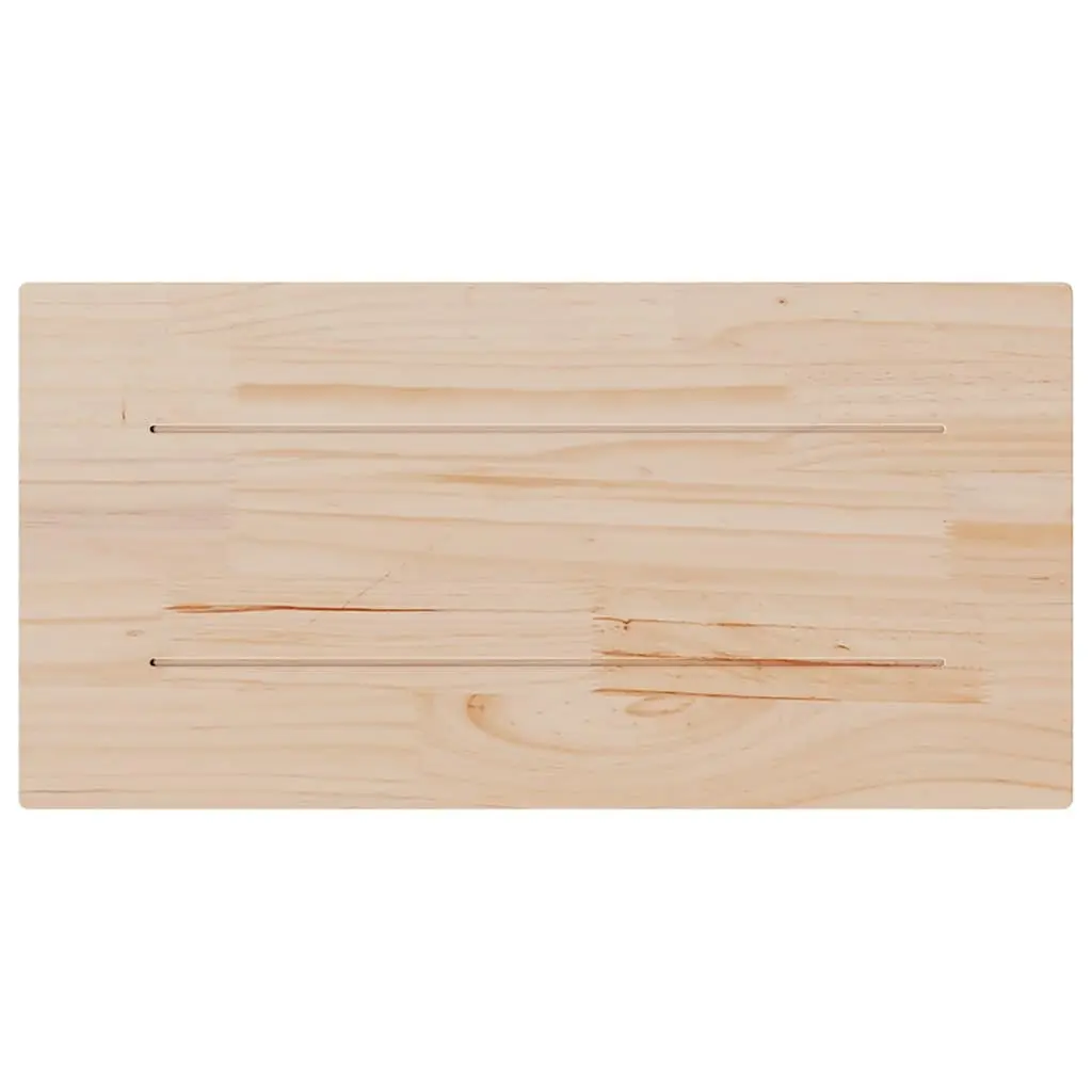 Solid Wood Table Top Brown 80x40cm Replacement Dining Furniture