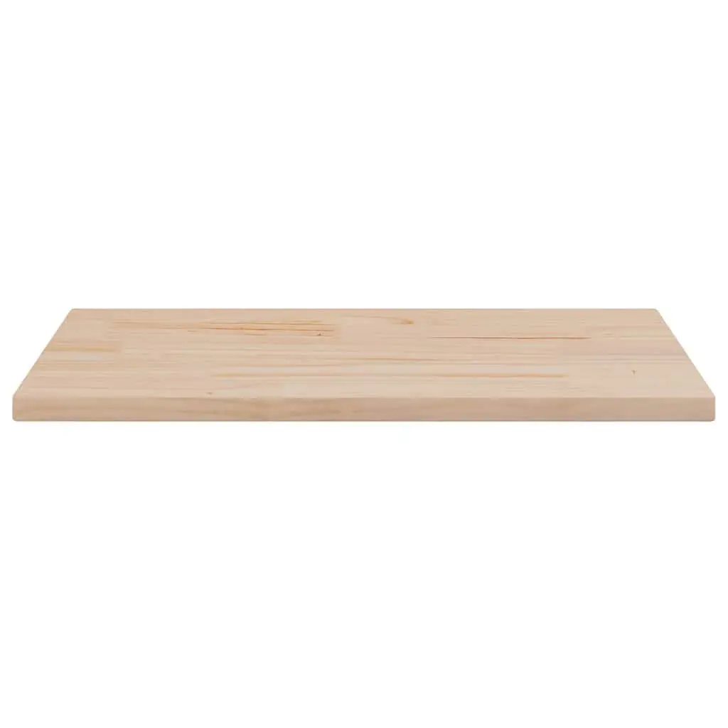 Wooden Table Top Brown 90x45cm Solid Pine Wood Replacement Surface