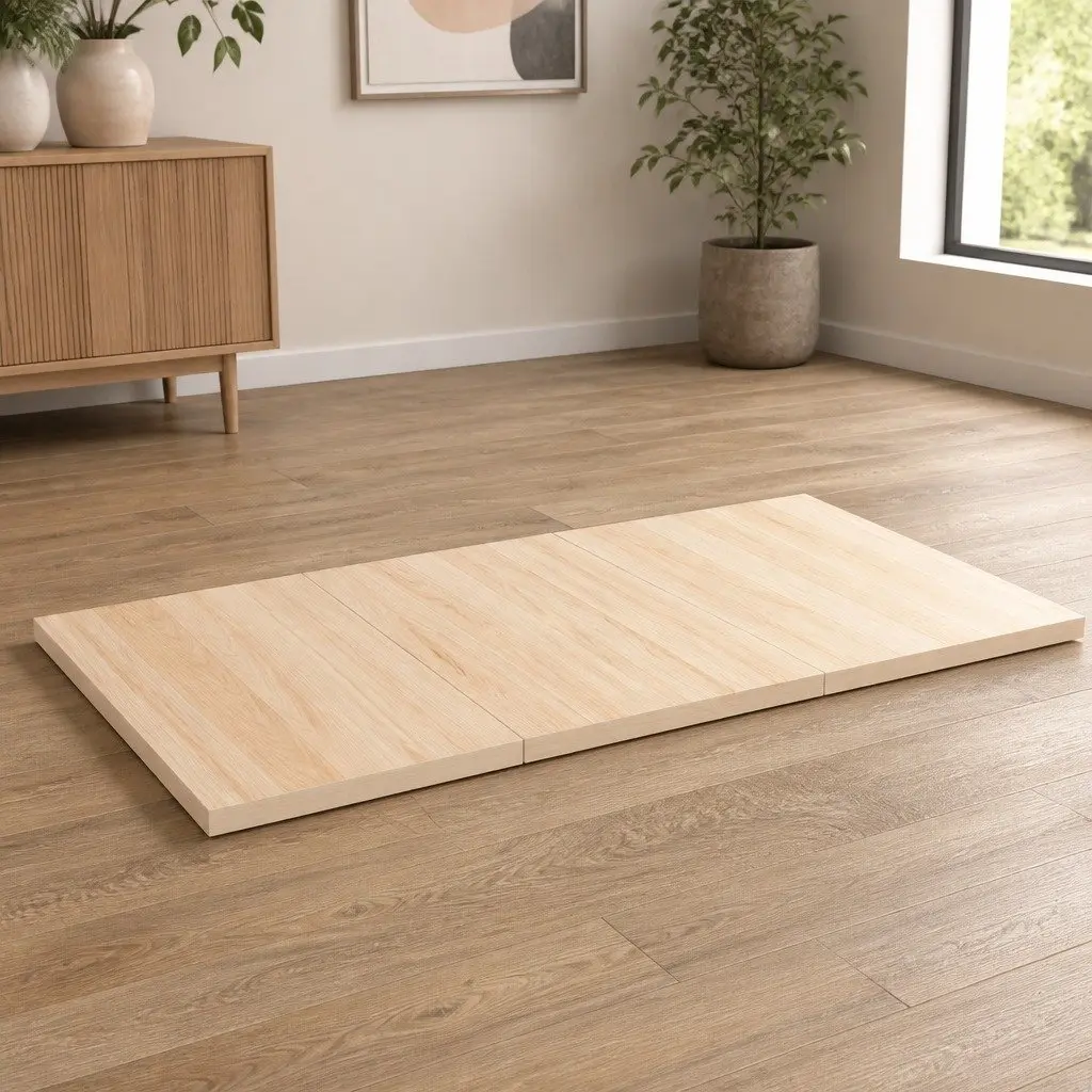 Wooden Table Top Brown 80x47cm Solid Pine Wood Rectangular