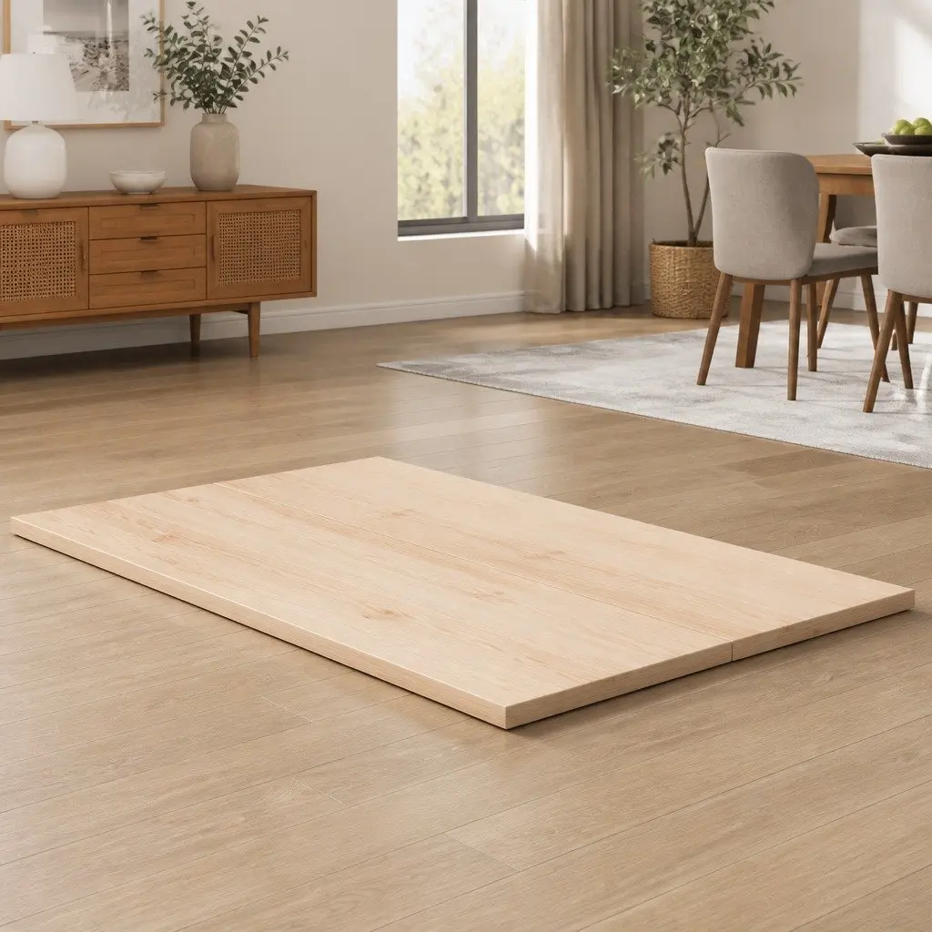 Rectangular Wooden Table Tops Brown 80x53cm Solid Pine Wood Replacement Furniture Set 3 Pieces