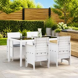 Compact and Durable Outdoor Chair Set - 4 pcs