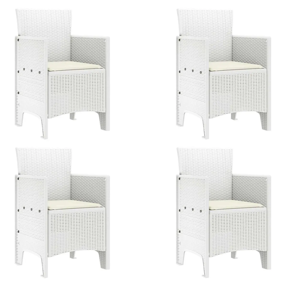 White Outdoor Garden Chairs