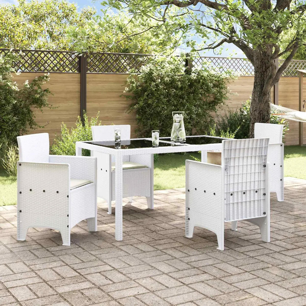 White Outdoor Garden Chairs