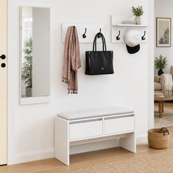 4 Piece Hallway Furniture Set for Smart Living