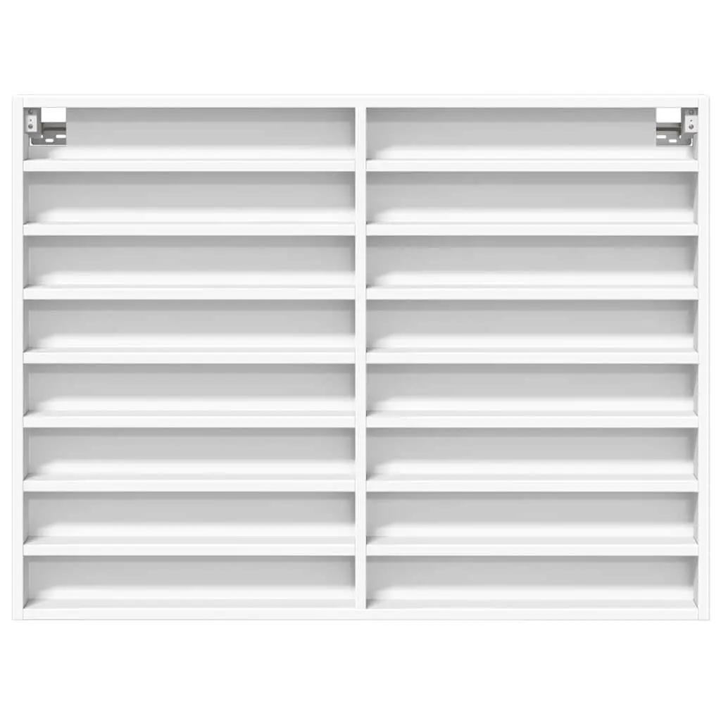 Vitrine Cabinet White Wall Mounted Floating Shelf Storage Display Ledge