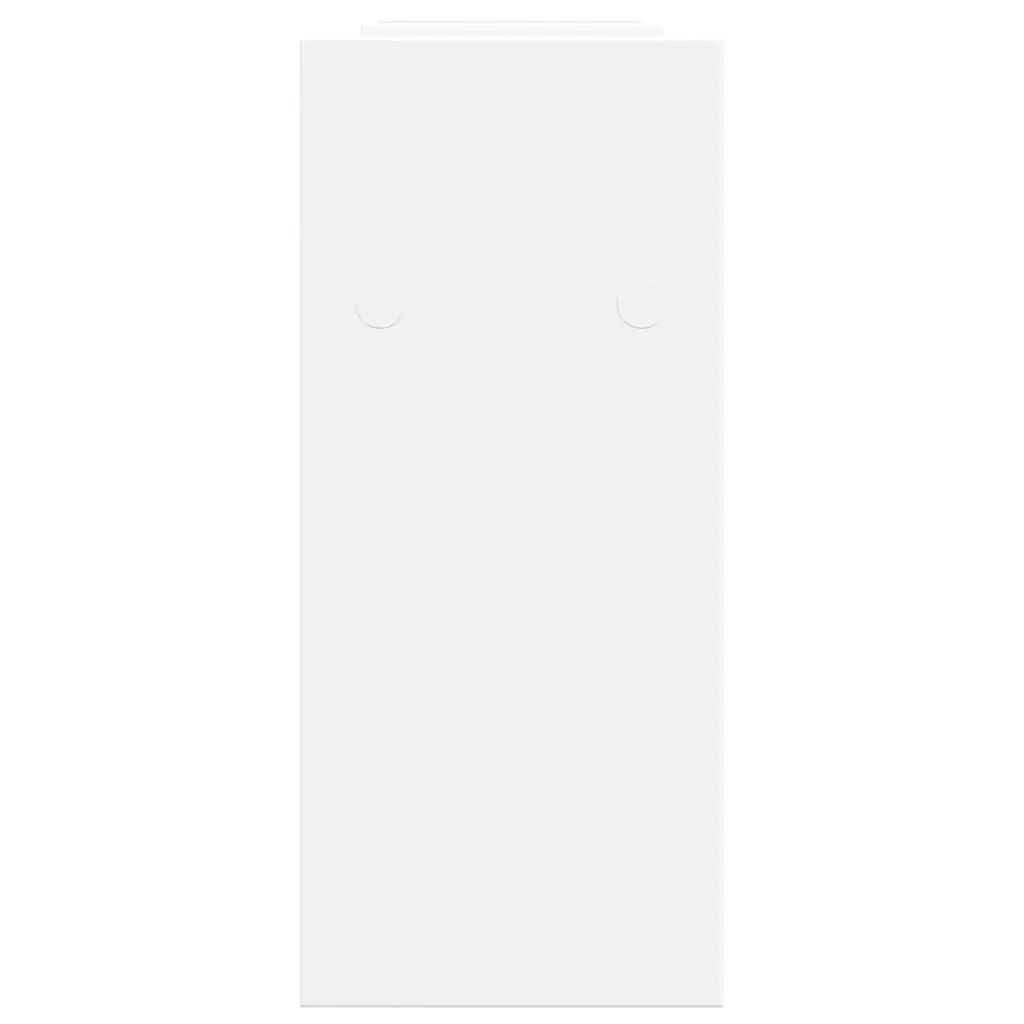Desk Organiser White 34.5x15.5x35.5 cm Engineered Wood Adjustable Storage Shelf