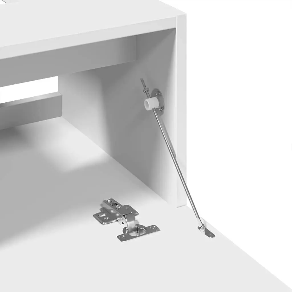 Bathroom Vanity Unit White 40x37x59cm Under Sink Storage Drawer