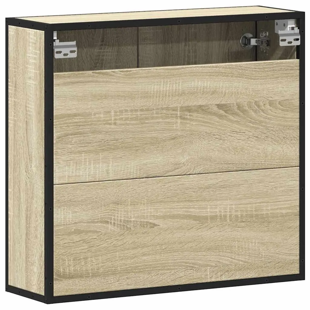 Wall-Mounted Bathroom Mirror Storage Unit