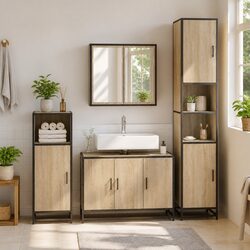 Bathroom Sink Cabinet with Ample Storage