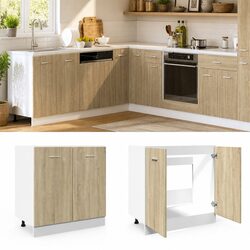 Kitchen Cabinet in Sonoma Oak, Easy Assembly