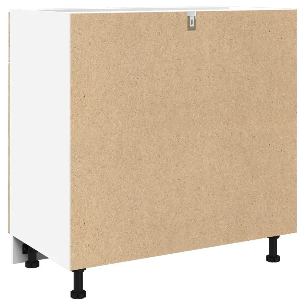 Drawer Bottom Cabinet Brown Engineered Wood Ample Storage Space