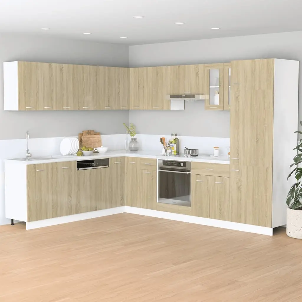 Hanging Kitchen Cabinet Wall Mount Storage Engineered Wood Brown 80x31x60 cm