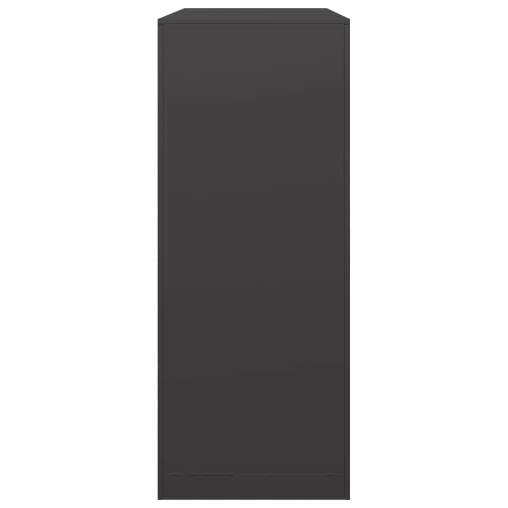 Firewood Rack Black Steel 100x40x100cm Durable Log Storage Holder