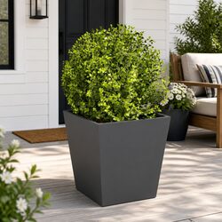 40x40x40 cm Anthracite Steel Planter Box