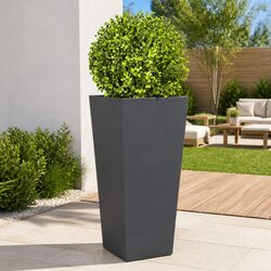 Anthracite Planters, 2 pcs Set