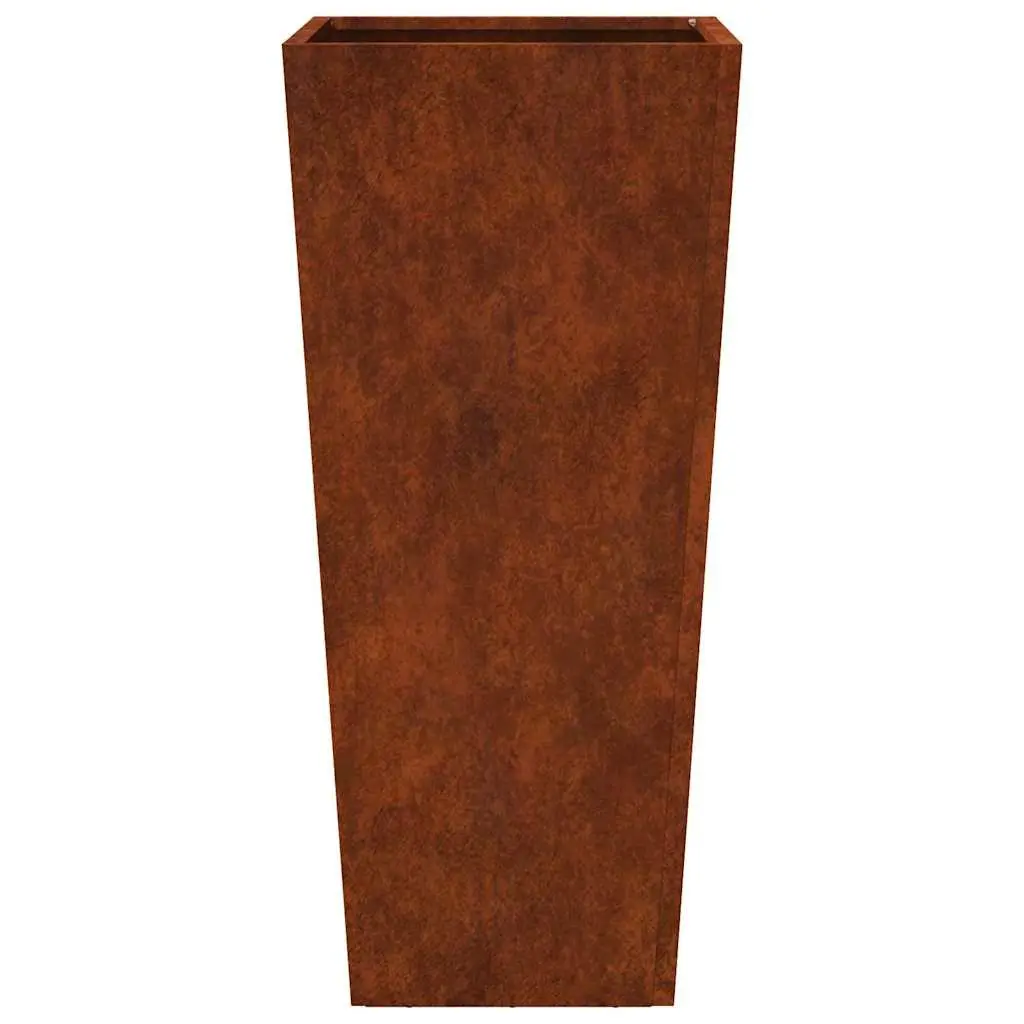 Garden Planters 2 pcs Outdoor Patio Balcony Weathering Steel Raised Planter Box