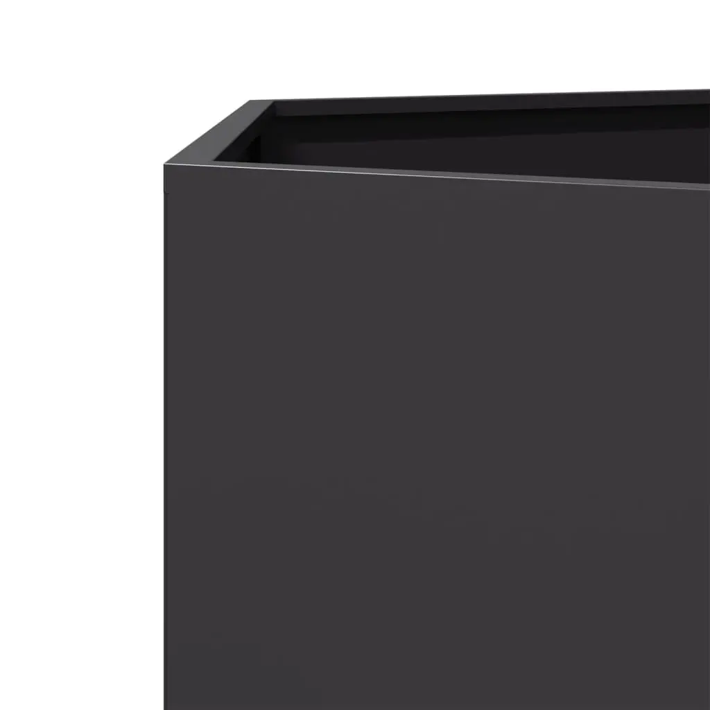 Garden Planter Black Hexagon Outdoor Raised Bed for Flowers Plants Vegetables Herbs