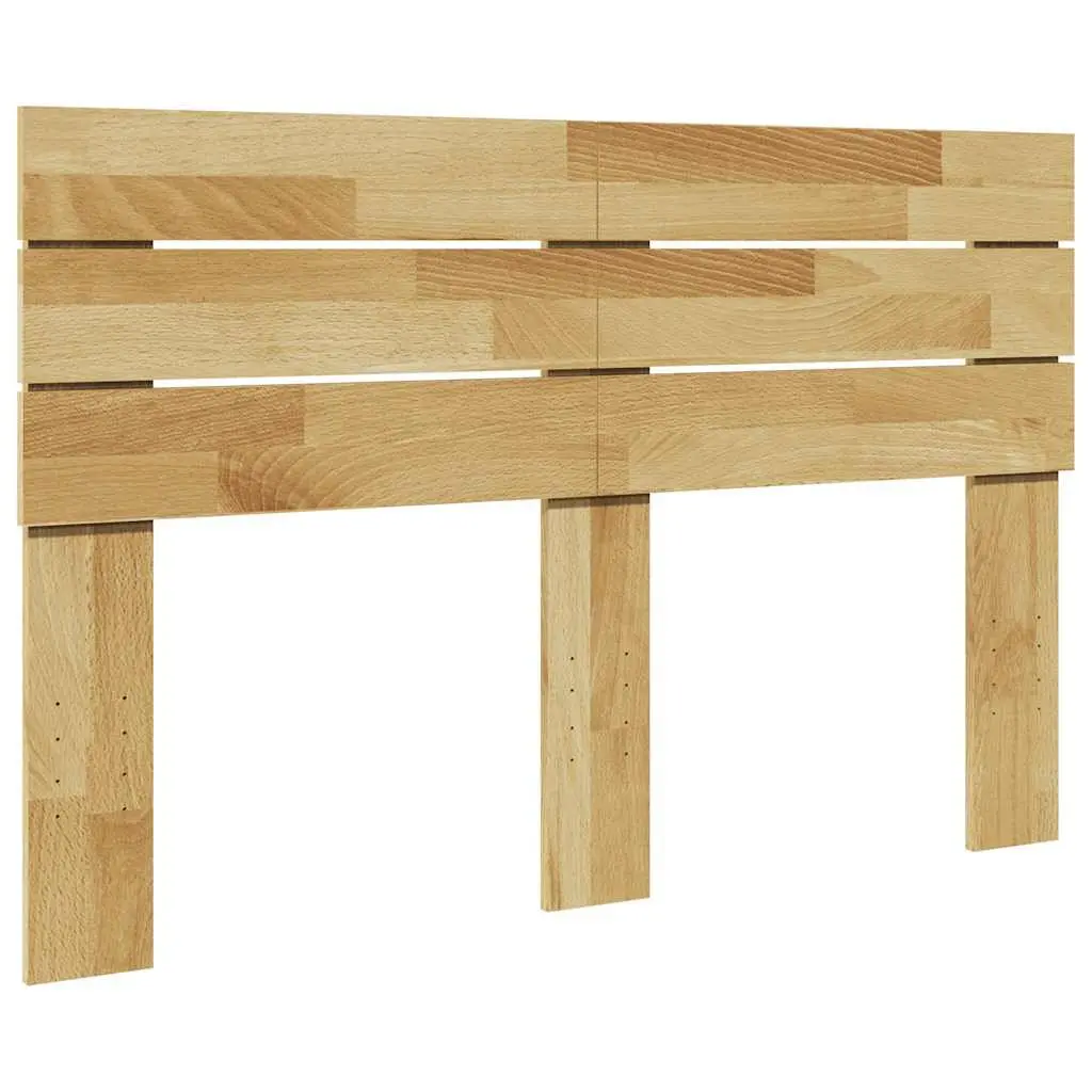 Solid Oak Brown Headboard for Bed Frames