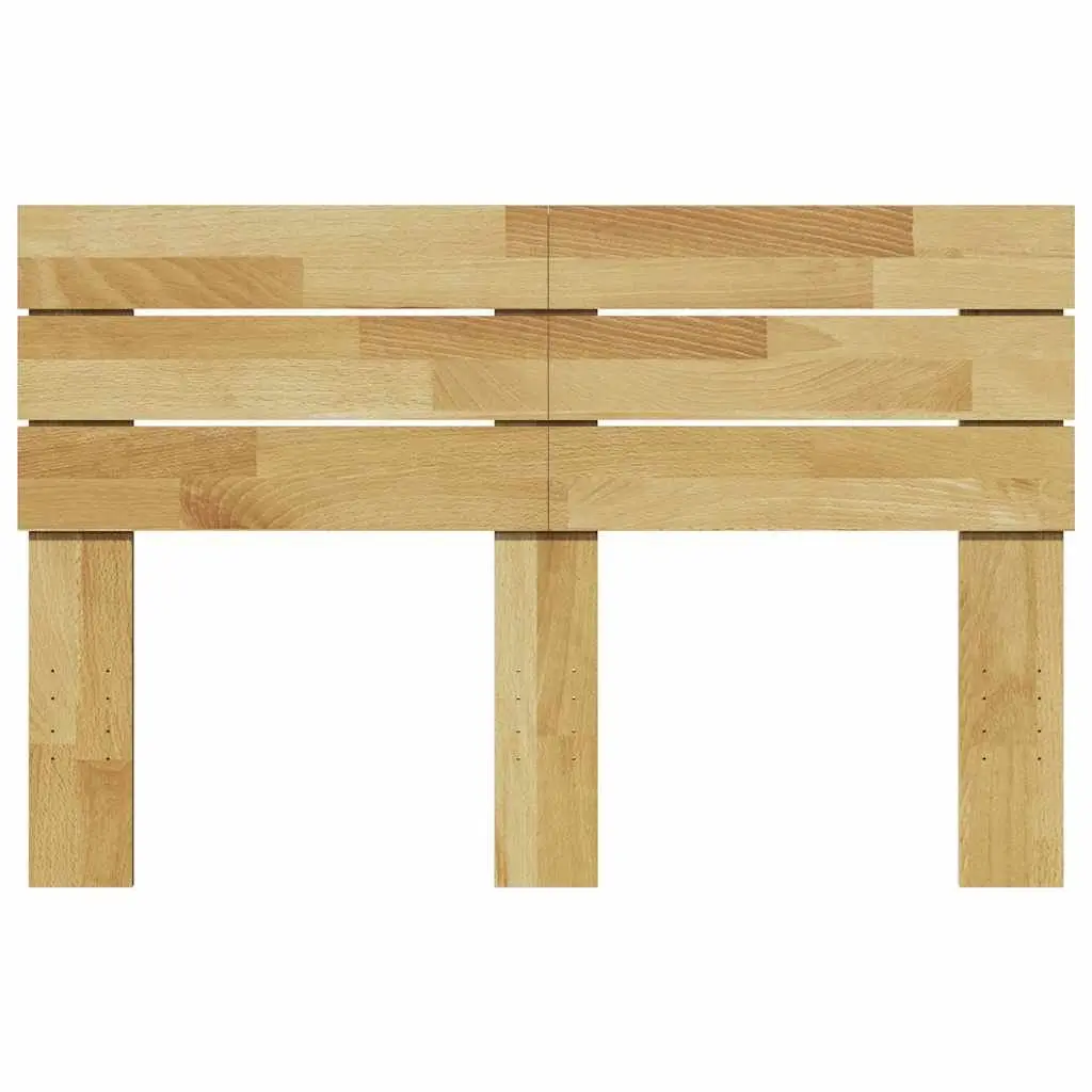 Solid Oak Brown Headboard for Bed Frames