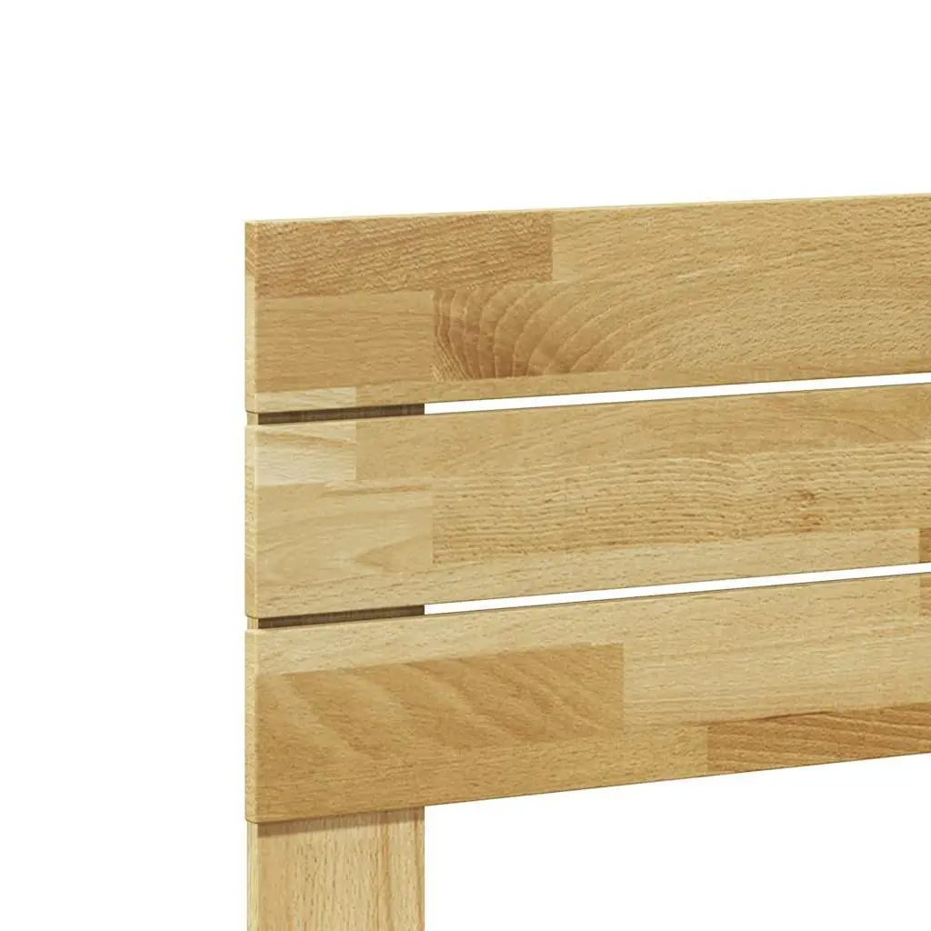 Solid Oak Brown Headboard for Bed Frames