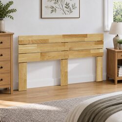 Headboard 140 cm Solid Wood Bed Support Reading TV Backrest Bedroom Furniture
