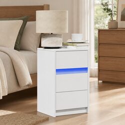 Bedside Cabinet with RGB Lighting