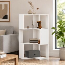 Corner Bookcase for Storage