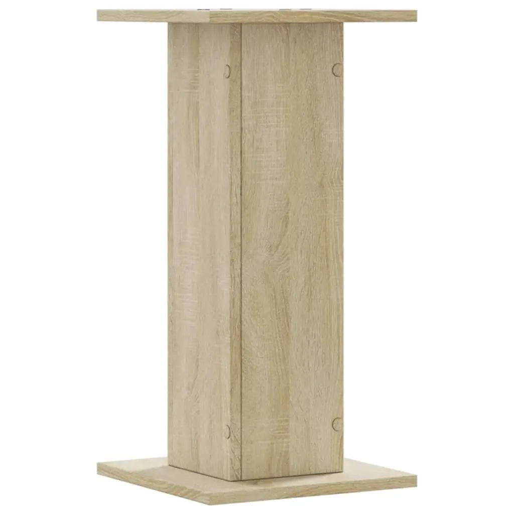 Speaker Stands Brown 30x30x60 cm Engineered Wood Audio Support Pair