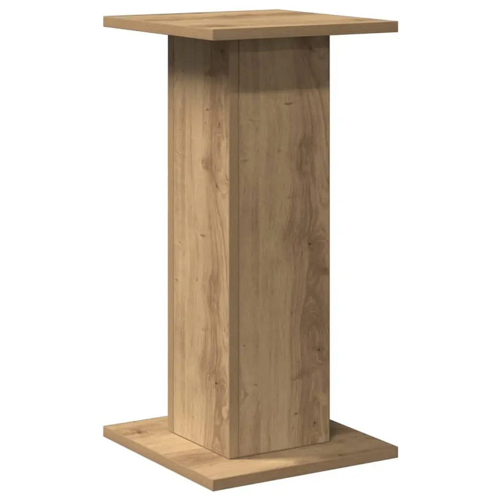 Speaker Stands Brown 30x30x60 cm Engineered Wood Audio Equipment Support