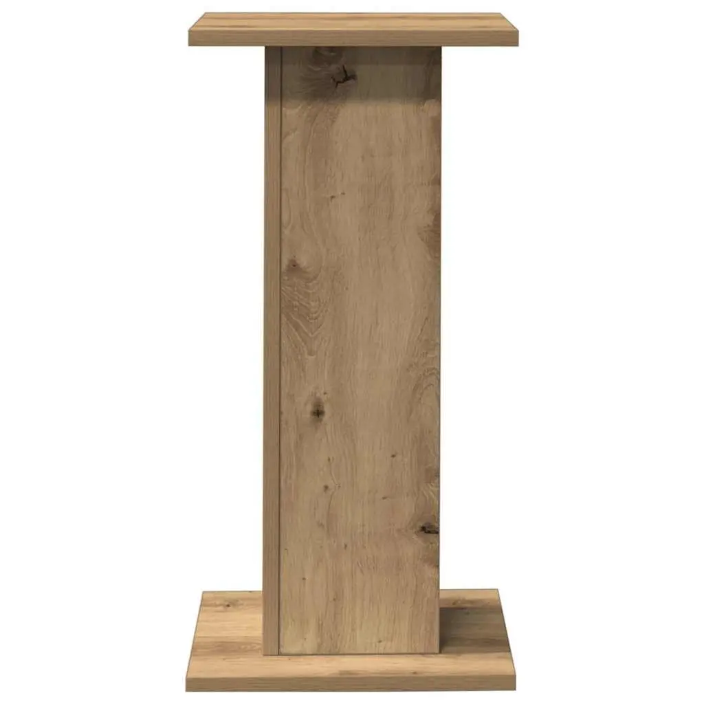Speaker Stands Brown 30x30x60 cm Engineered Wood Audio Equipment Support