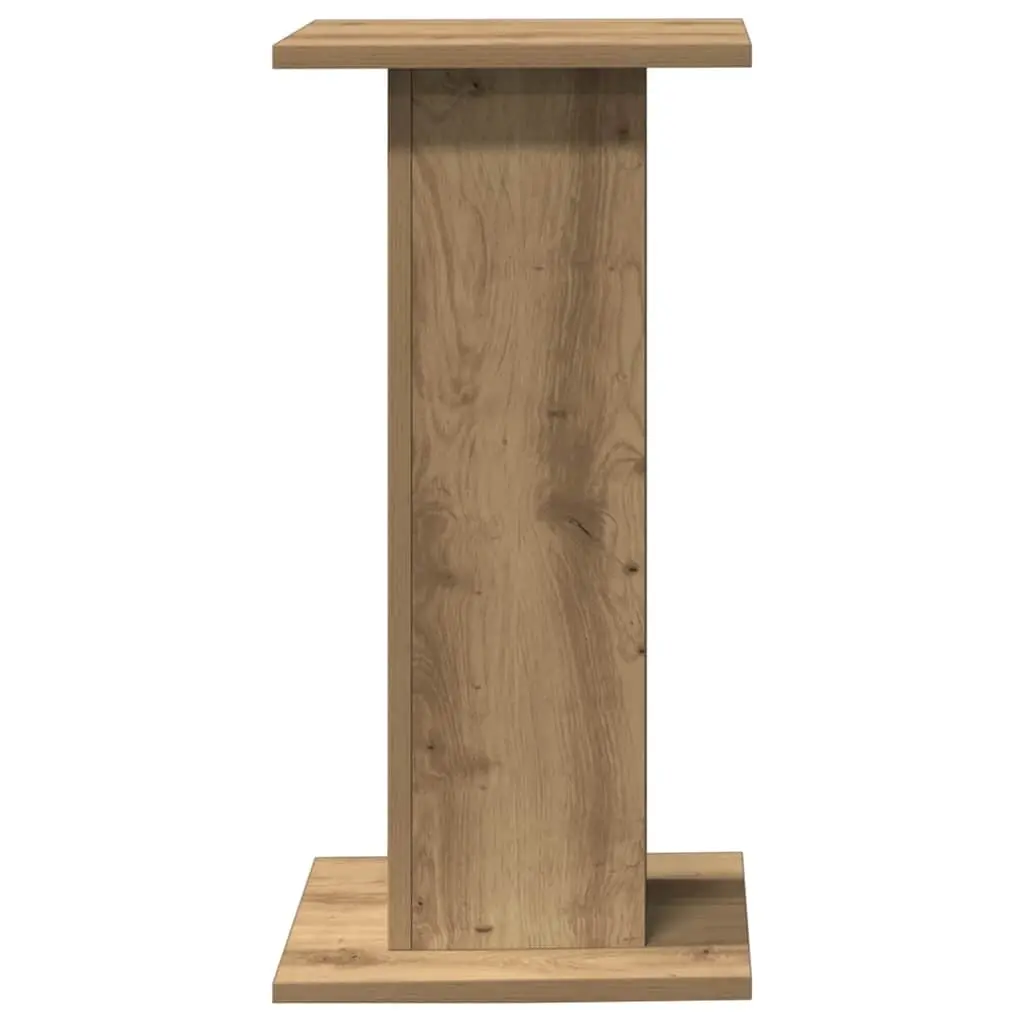 Speaker Stands Brown 30x30x60 cm Engineered Wood Audio Equipment Support
