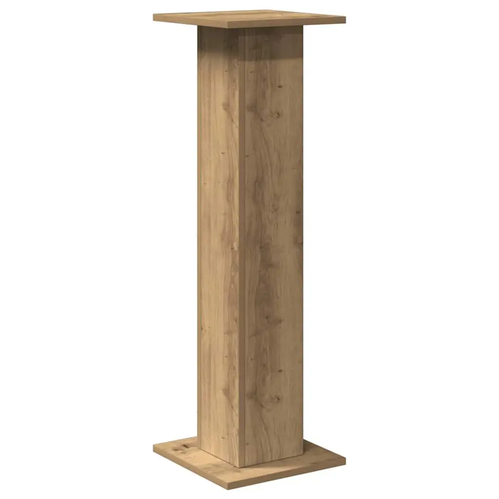 Speaker Stands Brown 30x30x95 cm Engineered Wood Audio Stand Pair