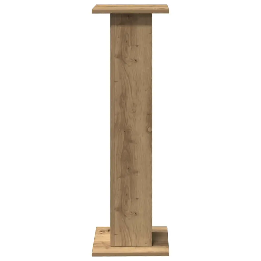 Speaker Stands Brown 30x30x95 cm Engineered Wood Audio Stand Pair